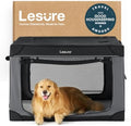 Lesure Shown on Today Show Soft Collapsible XL Dog Crate, 42in Black by Lesure