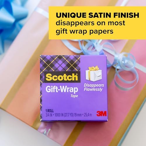 Scotch Gift Wrap Tape with Scotch Desktop Dispenser - Image 5