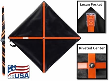 Traffic Roll-Up Sign Kit with Stand – Collapsible Safety Sign & Heavy-Duty Portable Stand, High Visibility, Easy Setup (Be Prepared To Stop, Non-reflective) - Image 5