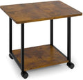 MARTY 22"x15.75" Large Printer Stand Under Desk, Rolling Cart Printer Table by MARTY