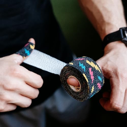 WARM BODY COLD MIND Lifting Thumb Tape for Weightlifting |1.5" x 20.6ft| - Hook Grip Tape for Gym, Powerlifting, Deadlift, Weight Lifting, Athletic Finger Wrap - Image 3