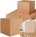 22x22x22 Moving & Shipping Boxes, Extra Strength, Heavy-Duty Corrugated Cardboard Boxes for Packing, Storage, Shipping (5) by EcoQuality