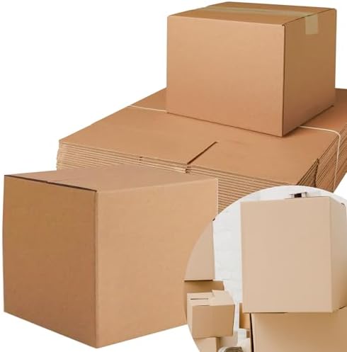 22x22x22 Moving & Shipping Boxes, Extra Strength, Heavy-Duty Corrugated Cardboard Boxes for Packing, Storage, Shipping (5) by EcoQuality