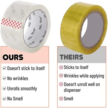 Mr. Pen- Packing Tape, 8 Pack, 2 Inch Wide, 60 Yards, Clear - Image 6
