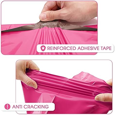 Metronic Pink Poly Mailers 14.5x19 Large Poly Mailers 500 Pack Self-Seal Shipping Bags, Packaging Bags, Shipping Envelopes, Packaging for Small Business, Boutique, Clothing - Image 3