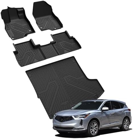 LASFIT Floor Mats & Trunk Cargo Liner for Acura RDX 2019-2026 Full Set Mats by LASFIT