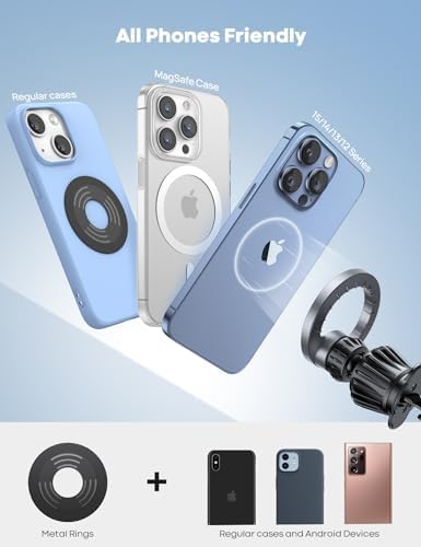 Lamicall for MagSafe Car Mount Vent 20 Super Magnets Accessories for iPhone - Image 3