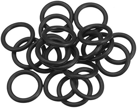 uxcell Nitrile Rubber O-Rings 24mm OD 17.8mm ID 3.1mm Width, Metric Sealing Gasket, Pack of 20 by uxcell
