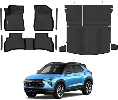 Floor Mats & Cargo Mat & Backrest Mat for Chevy Trailblazer AWD 2021-2026 by YonMeoo