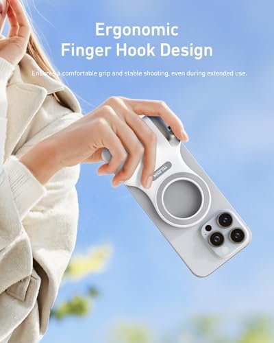 TELESIN Fun Shot Zoom Magnetic Phone Camera Grip for iPhone/Magsafe/Android - Image 4
