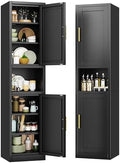 16 inch Wide Pantry Cabinet with Adjustable Shelves, Narrow Storage Cabinet by Unknown
