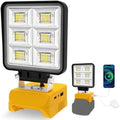 T-SUN 50W 5000LM LED Work Light Compatible with Dewalt 20V Max Battery by T-SUN