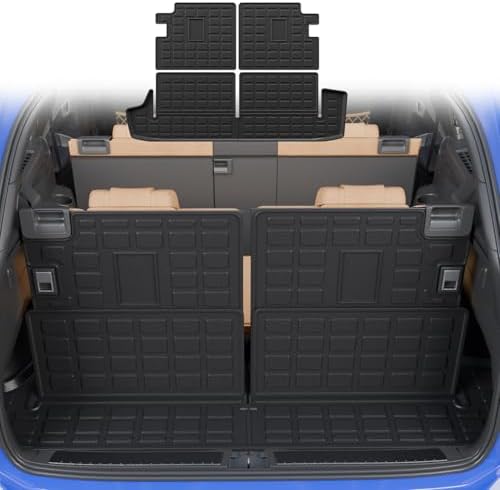 Cargo Mat & Backrest Mats for 2010-2024 Toyota 4 Runner 7 Seat by Dattumar