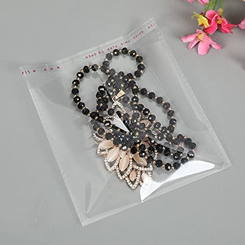 Self Sealing OPP Plastic Bags 8" x 10" Clear Cellophane Bags 200pcs Resealable Plastic Apparel Bags 1 Mil for Packing Prints Artwork Gift Photo Envelopes & A7 A8 A9 A10 Cards (18 Sizes to choose from) - Image 6