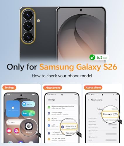 FNTCASE for Samsung Galaxy S26 Case, Fit for Magsafe, with Screen Protector - Image 2