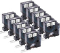 Freshworld 10-Pack 45013 Label Maker Tape Replace for DYMO D1 Label Tape S0720530,Black on White,Labeling Tape Ink Refill,1/2 Inch x 23 Ft,Compatible with Dymo LabelManager 160 210D 280 360D 260P 420P by Freshworld