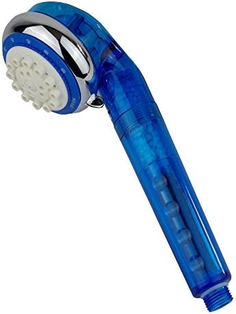 Ronaqua Filtered Handheld Shower Head with Vitamin C – Reduces Chlorine & Impurities, Prevents Dry Skin & Hair, 8 Spray Settings, Easy Installation (Blue) - Image 2