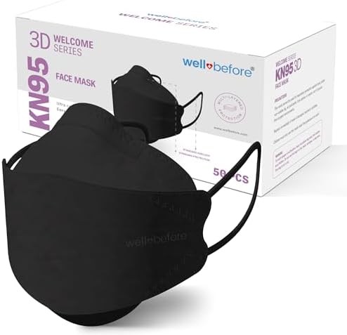Well Before Welcome Series 3D KN95 Face Mask - 5-Layer Disposable Masks by WellBefore