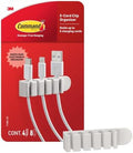 Command 5-Cord Clip Organizer, 4 Clips, 8 Medium Strips by Unknown