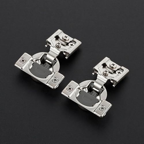 Soft Close Hinges for Kitchen Cabinet Hinges, 5/8 Inch Overlay, 50 Pack - Image 2