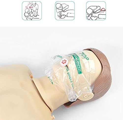 CPR Mask, Disposable CPR Shield Mask Emergency Mask with One-Way Valve Breathing Barrier - Image 4