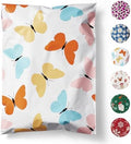 Fuxury Poly Mailers 10x13" 50 Pack,Cute Shipping Bags for Clothes,Butterfly by Fuxury