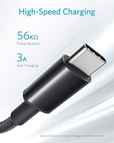Anker USB A to USB C Cable, USB to USB C Cable (5-Pack, 6 ft, Black) - Image 3