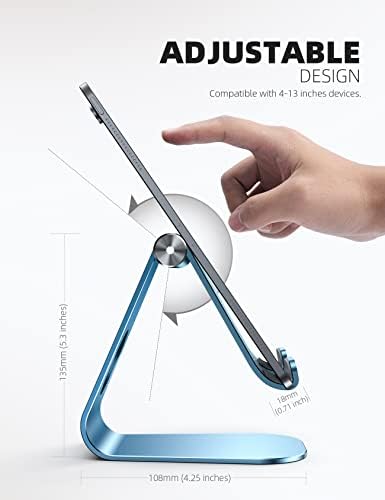 Lamicall iPad Stand Adjustable Tablet Holder, Sturdy Aluminum, Multi-Angle - Image 5