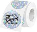 3 Inch Holographic Thermal Labels,Round Thermal Printer Labels,Waterproof Thermal Printer Stickers for DIY Logo Design,Name Tag,QR Code,Thanks Card 150 Labels/Roll (Glass Fragments) by Unknown