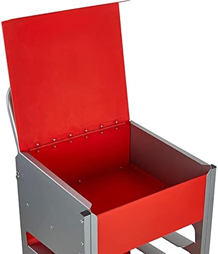 5-Shelf Scale Storage Cart, Heavy-Duty Steel, Locking Casters - Image 3