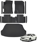 AUXKO Floor Mats Cargo Mat Door Sill for Honda Civic Hybrid Sedan 2012-2015 by AUXKO