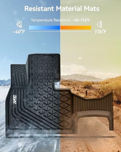 3W BMW iX Floor Mats 2022-2025 xDrive45/50/60 M60 M70, TPE All Weather - Image 4