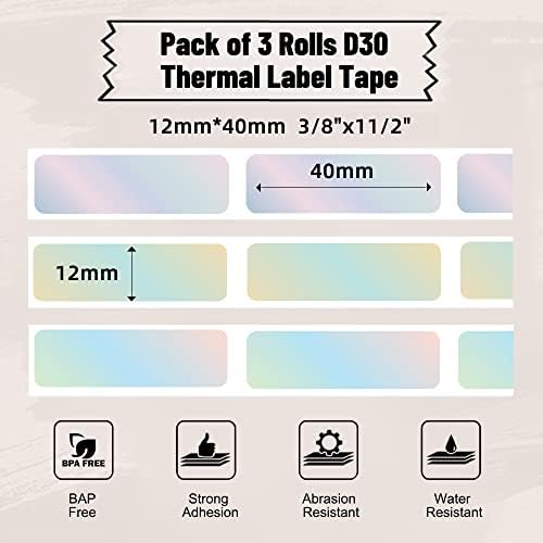 Phomemo D30 Label Tapes for School Classroom Item Name Tag Stickers - Image 3