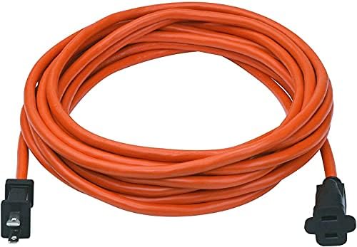 Clear Power 16 Gauge 3Prong Cords (16/2-2-Prong Polarized, Orange, 25 ft) by ClearPower