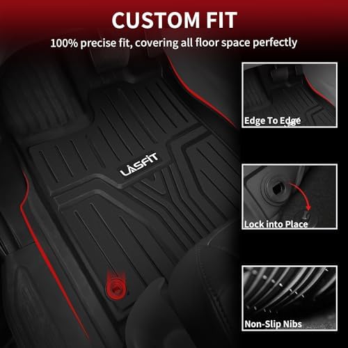 LASFIT Floor Mats for Honda Odyssey 2018-2026 2027 Mini Passenger Van - Image 3