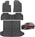 Floor Mats Trunk Mat for Hyundai Tucson 2022-2026 (Not Fit Hybrid & PHEV), All Weather TPE Floor Liners Trunk Mat Cargo Liner for Tucson Accessories by Partzer