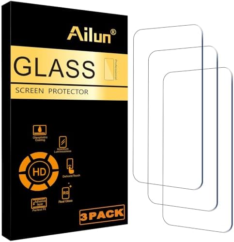 Ailun 3 Pack Screen Protector for iPhone 16 / iPhone 15 / iPhone 15 Pro by Ailun