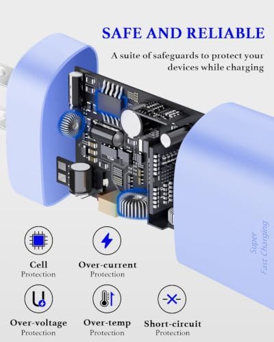 25W Type C Charger Fast Charging Long 10 FT Fast Charger USB C Cable - Image 2