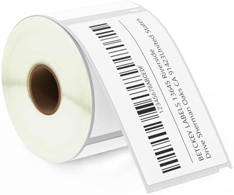 BETCKEY - Compatible DYMO 30256 (2-5/16" x 4") Replacement Shipping Labels - Compatible with Rollo, DYMO Labelwriter 450, 4XL & Zebra Desktop Printers[1 Rolls/300 Labels] by BETCKEY