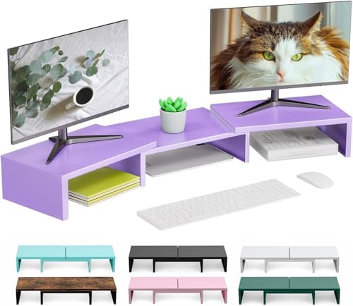 Dual Monitor Stand Riser by OUTIOE
