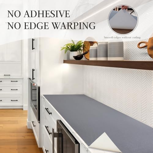 Beautysaid Shelf and Drawer Liner for Kitchen Cabinet Non Adhesive Non Slip - Image 5