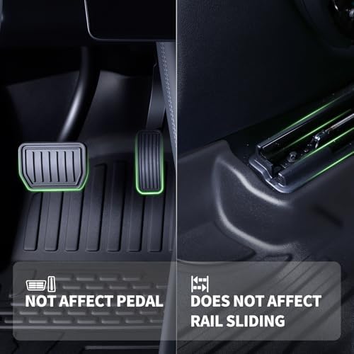 TPE Floor Mats & Cargo Liner for Mazda CX-5 2017-2025 All-Weather Protection | Full Coverage | Odorless Car Mats & Trunk Tray Custom Fit Set Accessories - Black - Image 4