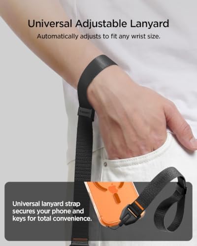Spigen Phone Wrist Strap with Lanyard and Tether Tab (Universal) - Image 2