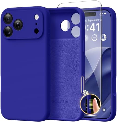 GolbinBox Magnetic for iPhone 18 Pro Case/17 Pro Case, Klein Blue by GolbinBox