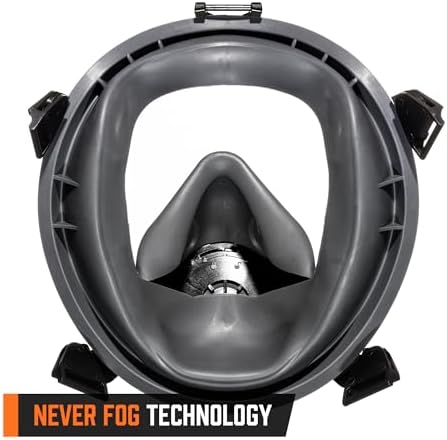 MIRA Safety CM-I01 Full-Face Industrial-Grade Gas Mask with 40mm NATO Filter Compatibility and Advanced Valve Design - Image 2