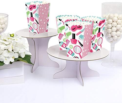 Spa Day Popcorn Boxes - Girls Makeup Party Treat Boxes - 12 Ct - Image 2