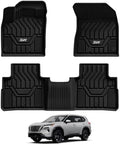3W Floor Mats for Nissan Rogue 2026 2025 2024 2023 2022 2021 (NOT Sport) by 3W