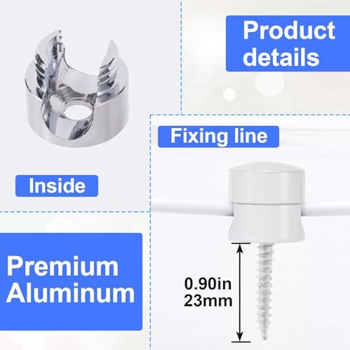 SmallCat 3 Sets Charger Holders for Cords, Cable Anchor Holders, 3 Styles - Image 3