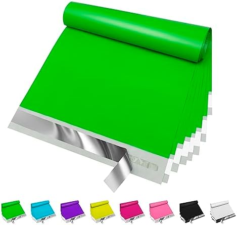 JinRuiKJ Poly Mailers 6x9 Inch, 100 Pcs Shipping Bags, Green by JinRuiKJ
