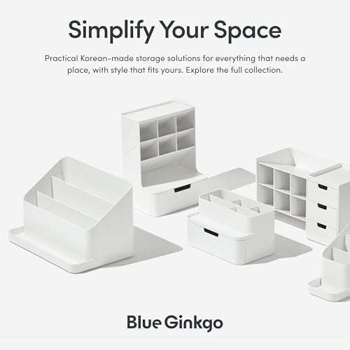 BLUE GINKGO Pen Holder, Desk Organizer, Green, Made in Korea - Image 6